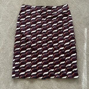 Ann Taylor multicolor pencil skirt